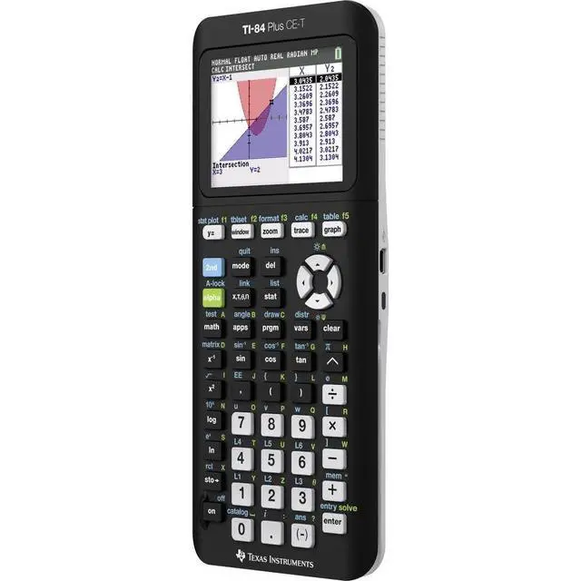 Alt view image 2 of 5 - TI-84 Plus CE-T Python Edition Graphical Calculator (Colour Display) Black