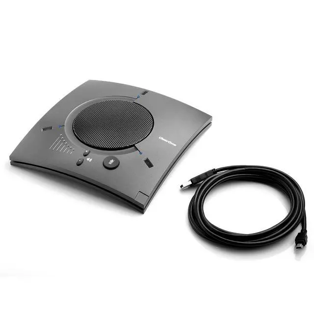 Alt view image 3 of 5 - Aura Chat 150 USB Speakerphone with 3 Microphones for 360 Degree Coverage - Home Office Solutions