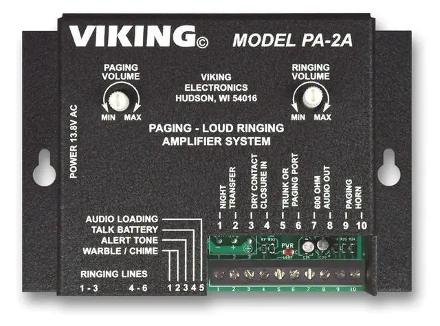 Alt view image 2 of 2 - Paging System with Amplifier and Speaker Horn Fully Powered for Use with Office Phones