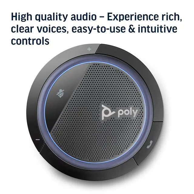 Alt view image 4 of 5 - Poly Calisto 3200 Compatible with Microsoft Teams IP Conference Station VoIP Speakerphone, USB (214181-01)
