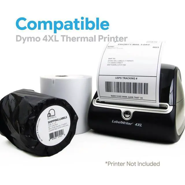Alt view image 2 of 7 - Compatible DYMO LabelWriter 4XL Shipping Label 1744907, 4 x 6 inch