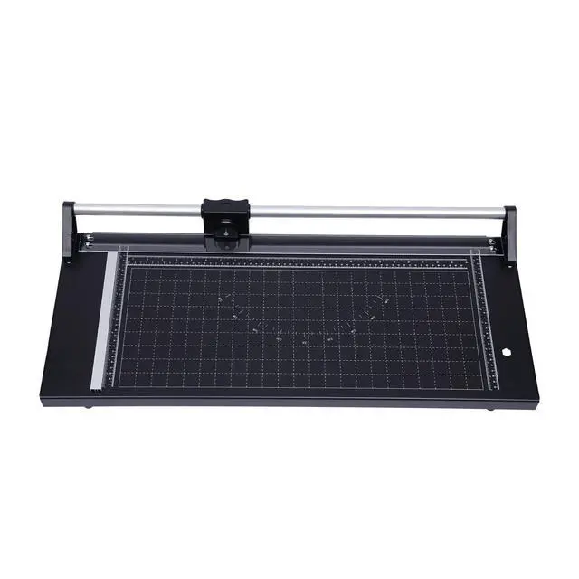 Alt view image 2 of 6 - 24Inch Rotary Trimmer Paper Cutter,Manual Precision Paper Cutters Trimmers Photo Paper Cutter with Automatic Paper Weighting,Self-Sharpening for Craft Paper, Card Stock and Office Paper