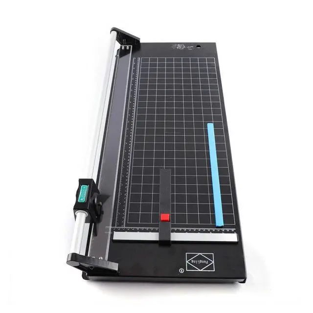 Alt view image 2 of 6 - 24Inch Rotary Trimmer Paper Cutter,Manual Paper Cutters Trimmers Photo Paper Cutter with Automatic Paper Weighting,Self-Sharpening for Craft Paper, Card Stock and Office Paper