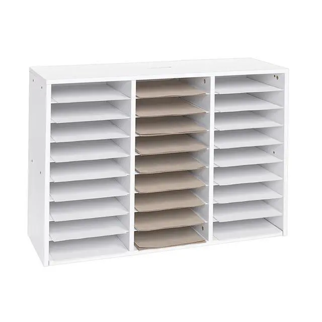 Alt view image 6 of 7 - Mail Center - 1 Classroom Literature Organizer with 27 Slots Keep Your Classroom, Office, or Home Office Organized, Durable, Easy Assembly