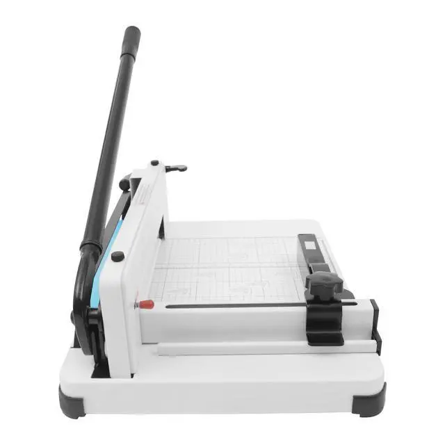 Alt view image 2 of 6 - Paper Cutter Heavy Duty - 400-Sheet A4 Guillotine 1.57in Cutting Thickness Paper Cutter Guillotine Style, Hss Sharp Blade, Safety Lock+Shield, Paper Trimmer for Office/Print Shop(12"-A4)