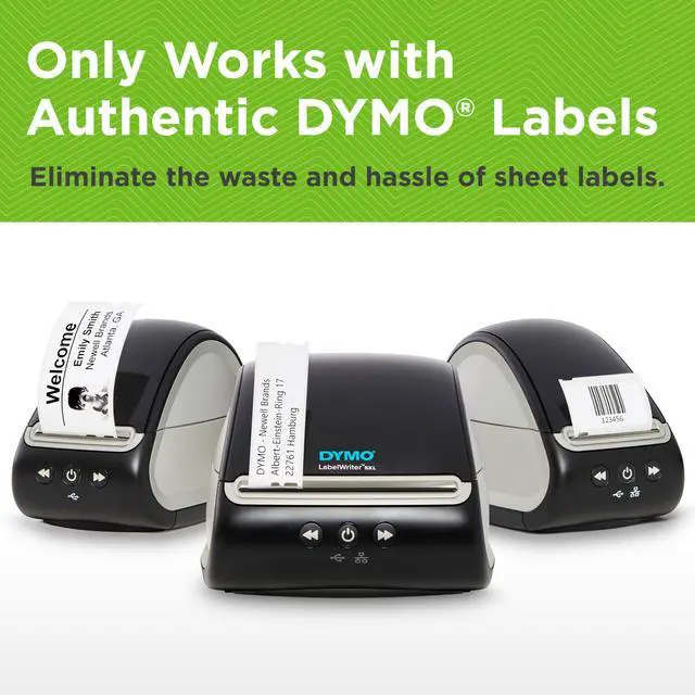 Alt view image 4 of 7 - LabelWriter 5XL Label Printer, Automatic Label Recognition, Prints Extra-Wide Shipping Labels (UPS, FedEx, USPS) from Amazon, Ebay, Etsy, Poshmark, and More, Perfect for Ecommerce Sellers