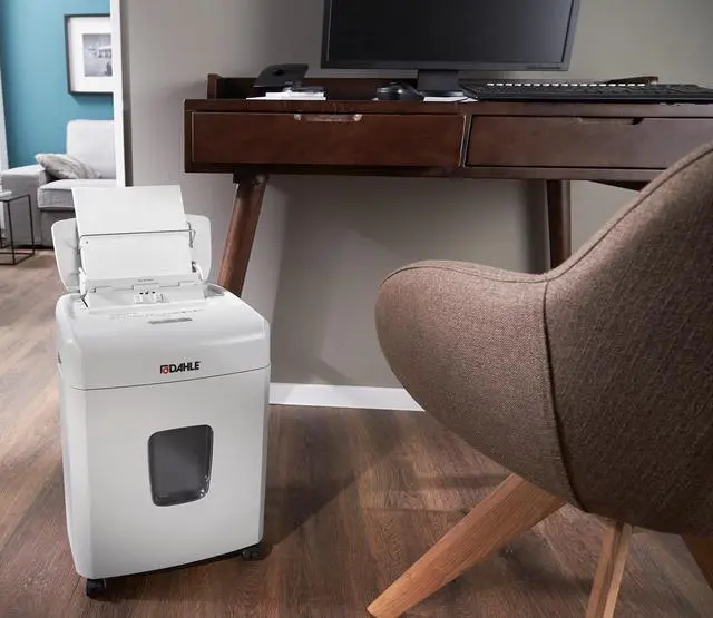 Alt view image 4 of 7 - ShredMATIC SM 90 Auto-Feed Paper Shredder, Cross Cut, 90 Sheet Feed Tray, German Engineered, Jam Protection, Oil Free, SmartPower, P-4 Security, Shreds Staples/Paper Clips/Credit Cards