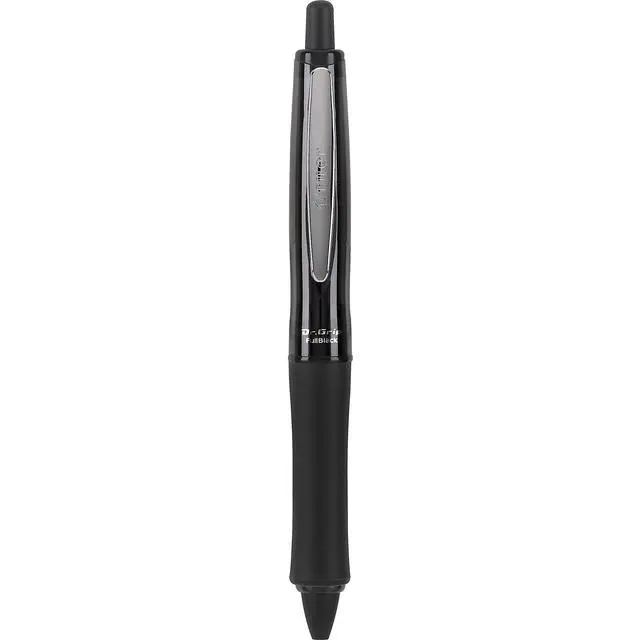 Alt view image 2 of 4 - Dr. Grip FullBlack Refillable & Retractable Ballpoint Pen, Medium Point, Black Ink (14634) (Pack of 24)