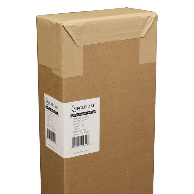 Alt view image 3 of 3 - SircleLam® School Laminating Film - 3 Mil 27" x 250' - Clear Glossy - 1" Core - Qty: 2 Rolls | 1" Core