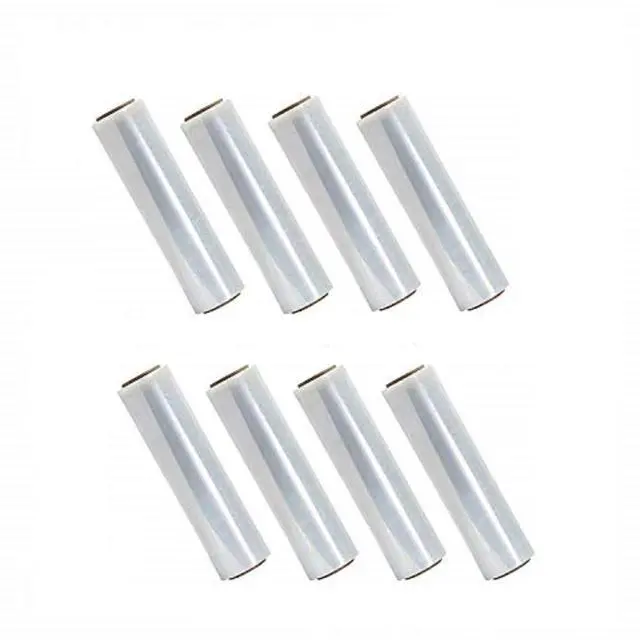 Main image of 18 Inch X 1200 feet Tough Pallet Shrink Wrap, 80 Gauge Industrial Strength, Commercial Grade Strength Film, Moving & Packing Wrap, For Furniture, Boxes, Pallets (8-Pack)