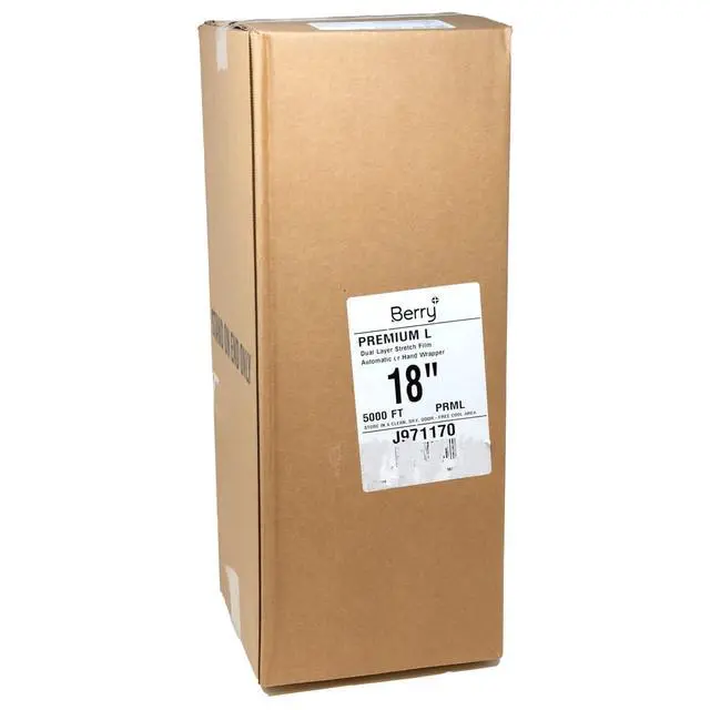Alt view image 4 of 4 - Industries Inc Premium Dual Layer 971171 Stretch Meat Film Clear, 5000' Length x 15" Width x 50 ga Thickness | 1/Roll (18")