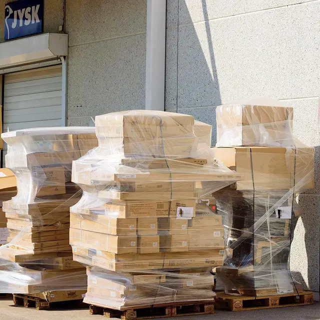 Alt view image 2 of 3 - Stretch wrap Moving heavy duty plastic wrap clear 18 Inch x 1200 Feet 80 Gauge for moving 8 pack. large roll shrink wrap Industrial Strength, Plastic wrap for Pallet Ideal for Furniture