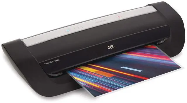 Main image of Thermal Laminator Machine, Fusion 6000L, 12 Inch, 1 Min Warm-Up, 3-10 Mil, with 50 EZUse Laminating Pouches for Home, Office and Classroom, Black (1703097)