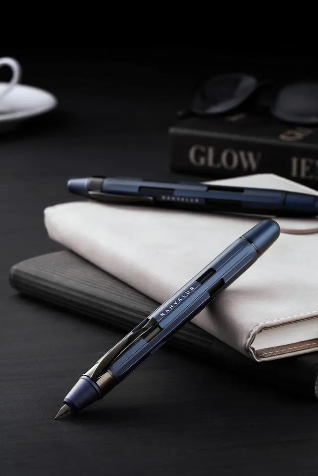 Alt view image 3 of 4 - Eclipse Cobalt Black Fine Fountain Pen