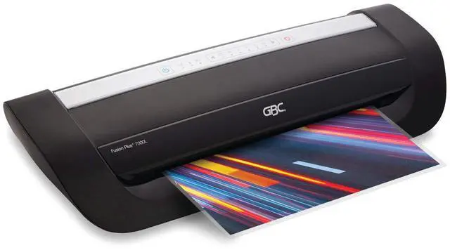 Main image of Thermal Laminator Machine, Fusion 7000L, 12 Inch, 1 Min Warm-Up, 3-10 Mil, with 50 EZUse Laminating Pouches (1703098F)