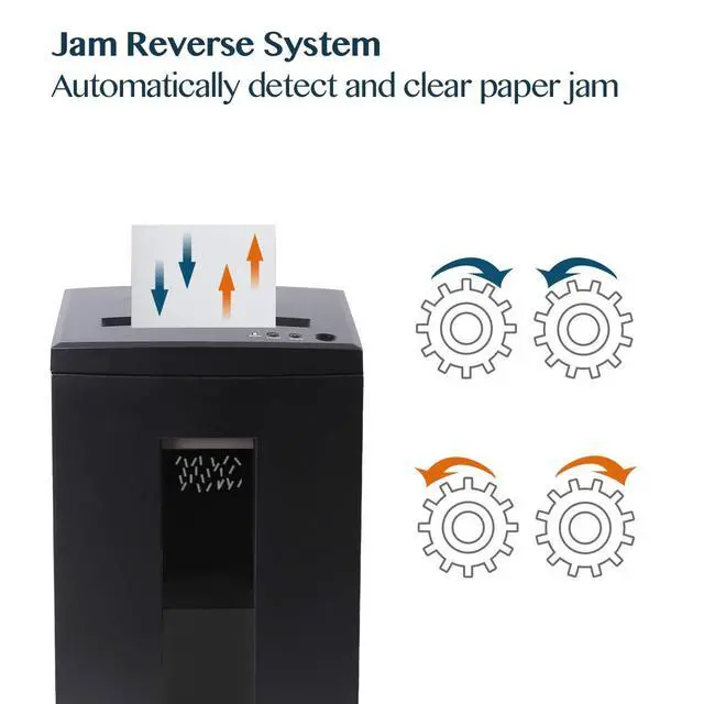 Alt view image 7 of 7 - SD9112 P5 Super Micro Cut Shredder, 10-Sheet, 60 Min, 6Gal Bin, Ultra Quiet, Black