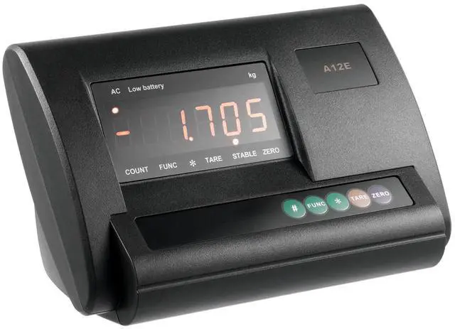Main image of High Precision Weight Indicator 1/30,000 Readability, 17,637LBS Capacity Industrial Scale Display with LED, Waterproof Stainless Steel Junction Box & 4 Load Cells for Platform Scales