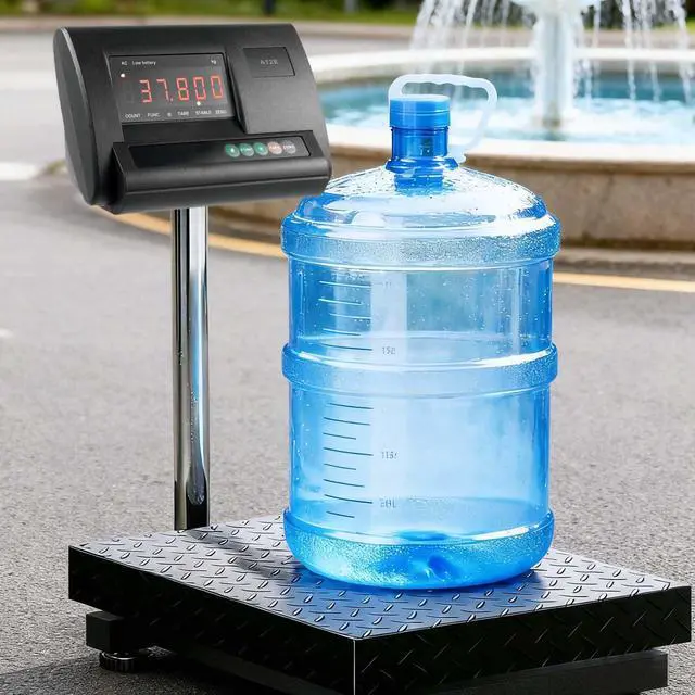 Alt view image 2 of 7 - High Precision Weight Indicator 1/30,000 Readability, 17,637LBS Capacity Industrial Scale Display with LED, Waterproof Stainless Steel Junction Box & 4 Load Cells for Platform Scales