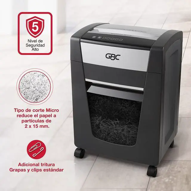 Alt view image 4 of 7 - Paper Shredder, ShredMaster, 15 Sheet Capcity, Micro-Cut, SM15-08 (1758501)