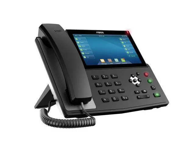 Alt view image 2 of 5 - X7 Enterprise VoIP Phone, 7-Inch Color Touch Screen, 20 SIP Lines, Power Adapter Not Included