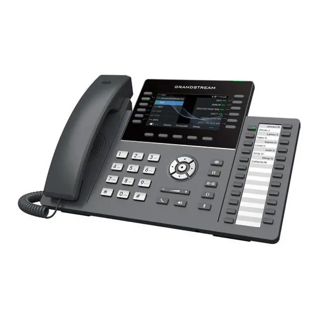 Alt view image 2 of 4 - GRP2636 IP Phone | 12 Lines, 6 SIP Accounts | 4.3-Inch Color Display | Wi-Fi 5 | Dual-Port Gigabit Ethernet with Integrated PoE