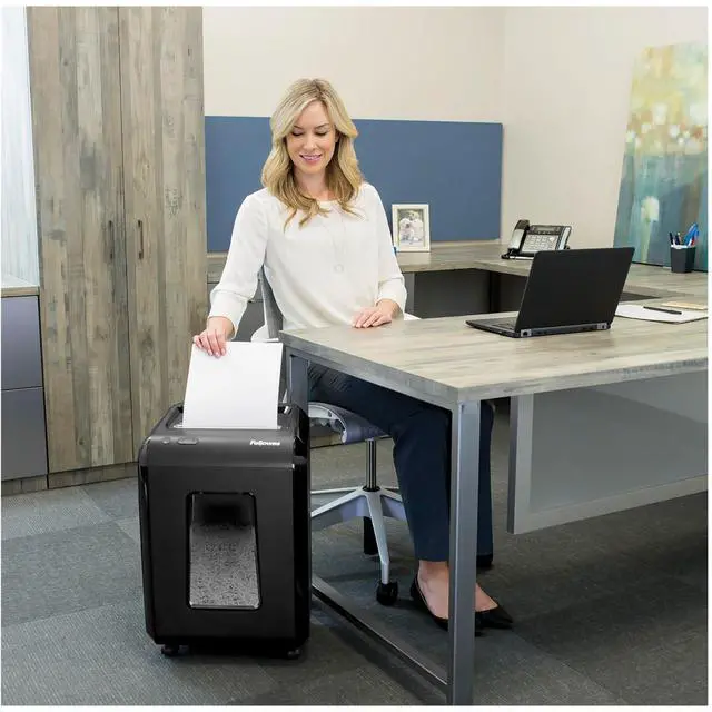 Alt view image 5 of 7 - ® Powershred® 92Cs 18 Sheet Cross-Cut Shredder