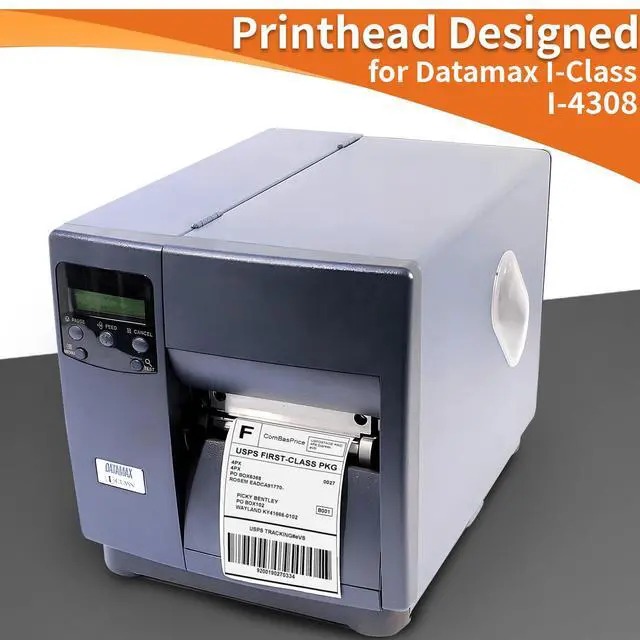 Alt view image 2 of 6 - PHD20-2182-01 New Printhead for Datamax I-Class I-4308 A-4310 Thermal Barcode Printer OEM Replacement 300dpi