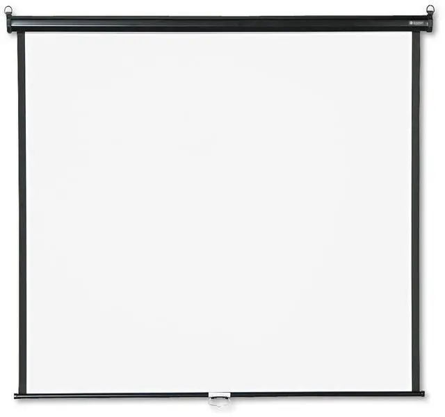 Main image of Wall and Ceiling Projection Screen, 60 x 60 Inches (660S),White/Black