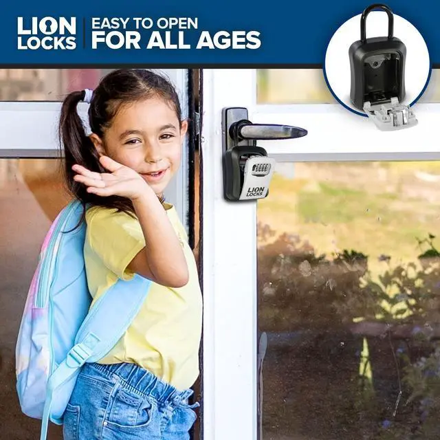 Alt view image 5 of 7 - Key Lock Box for Keys with Code (12 Pack) 4 Digit Combination Lockbox for Keys Outdoor, Portable, Waterproof, Realtor Lock Box