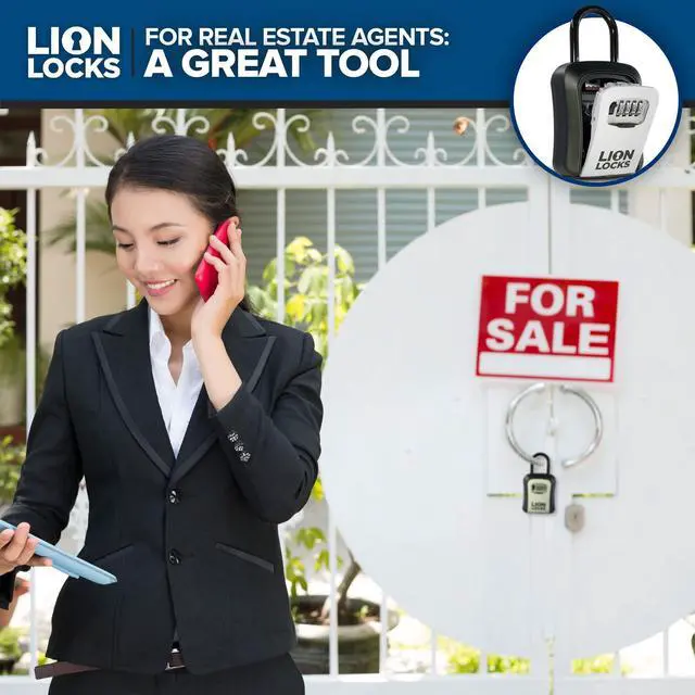 Alt view image 6 of 7 - Key Lock Box for Keys with Code (12 Pack) 4 Digit Combination Lockbox for Keys Outdoor, Portable, Waterproof, Realtor Lock Box