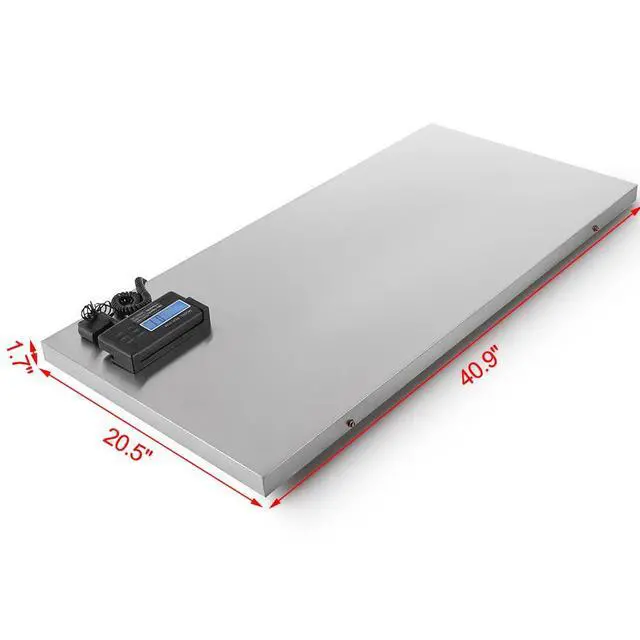 Alt view image 7 of 7 - 440lb Digital Livestock Vet Scale, Digital Pet Scale for Dog Sheep Pig Goat, Heavy-Duty Platform Scale, Animal Scale Platform for Large Pets Postal Shipping Warehouse, KG/OZ/LB Units Switch