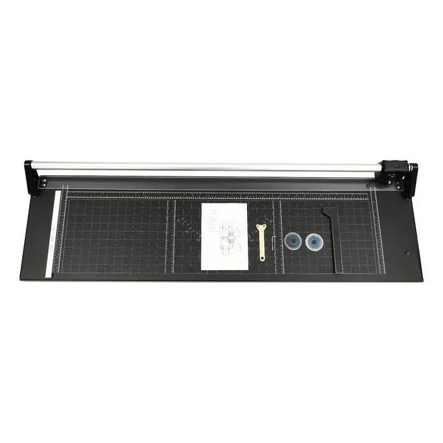 Alt view image 5 of 7 - Rotary Paper Trimmer, 36"Paper Cutter, Self-Grinding Roller Blade with Automatic Security Safeguard + Side Ruler, for Photo Paper Film PVC Thin Plastic Sheet 36Inch (US Stock)