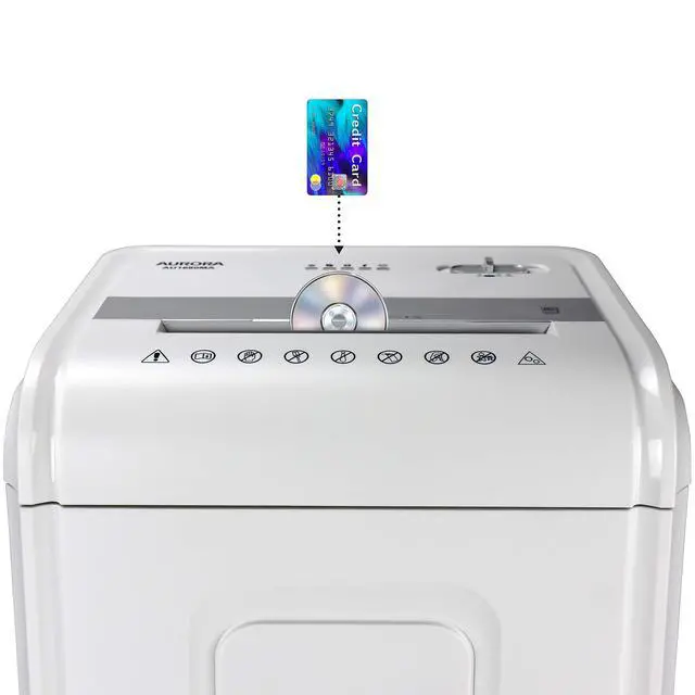 Alt view image 4 of 6 - High Security 16-Sheet Micro-Cut Shredder/Anti-Jam/60 Min Run Time/ 7-Gallon Pullout Basket and Casters