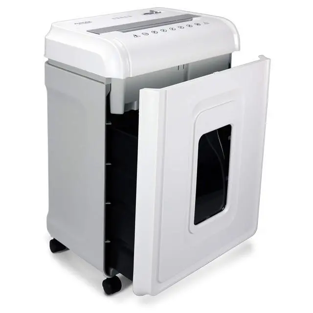 Alt view image 6 of 6 - High Security 16-Sheet Micro-Cut Shredder/Anti-Jam/60 Min Run Time/ 7-Gallon Pullout Basket and Casters
