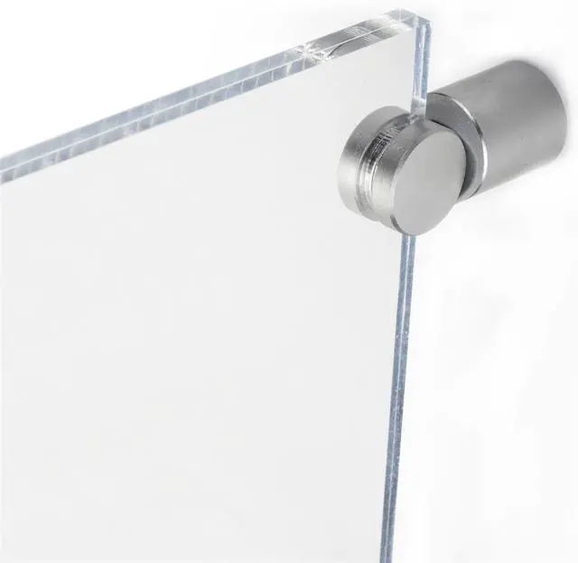 Alt view image 5 of 6 - Set of 6 - Office Corporate Wall Sign, Double Sided, Magnetic Frame, Standoff Mounted (5"W x 3.75"H)
