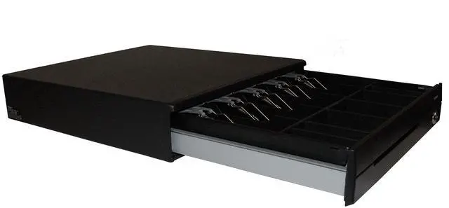Main image of CR3110L01 Cash Drawer, CR-3000, 5 Bill, 6 Coin, Scratch Resistant, 15.75 W x 16.15 D x 3.4 H Size, Black