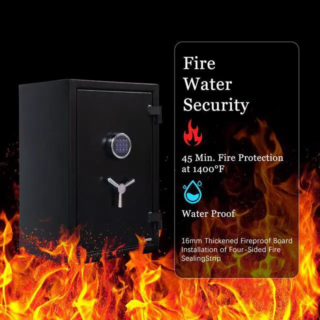 Alt view image 2 of 7 - Fireproof Pistol Safe and Fireproof Document Bag
