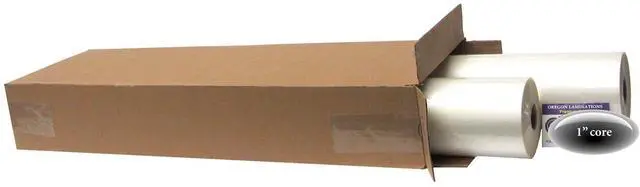 Main image of Standard 3 Mil Clear 27-Inch x 250-Feet x 1-Inch Core Thermal Roll | Laminating Film, 2 Rolls, 03-273-1C, Gloss Finish, 290°F to 300°F