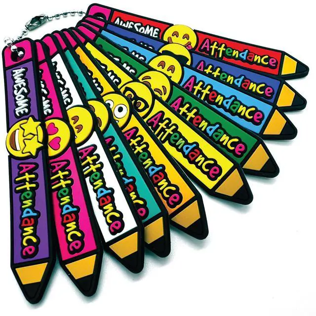 Main image of Brag Sticks Awesome Attendance Value Pack: Wearable Incentives to Increase Student Attendance: 250 Sticks (25 Sticks for Each Design)