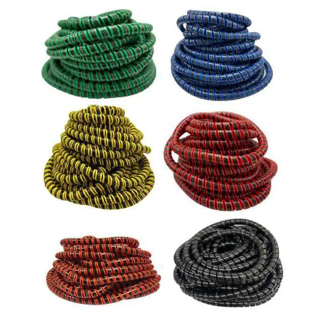 Alt view image 7 of 7 - Anaconda Hydraulic Hose Management Protector and Tagging Wraps for Farming and Agriculture Equipment, Tractors, Harvesters, Planters, and Sprayers 32mm Diameter- 80 Foot (Red)
