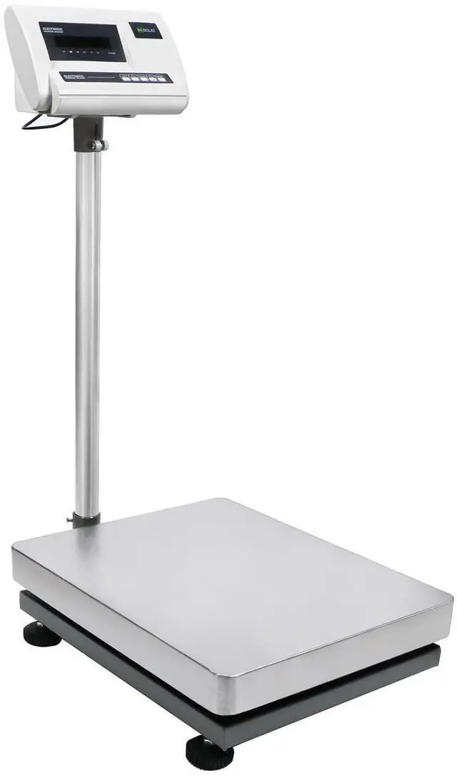 Main image of 680 lb x 0.02 lb Digital Bench Scale, 304 Stainless Steel Postal Package Shipping Scale, 310 kg Capacity, 10 g Accuracy, 16 x 20 in Platform, Lb/Kg Conversion Supported