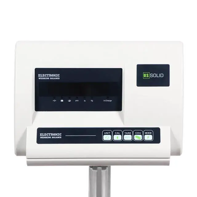 Alt view image 2 of 6 - 680 lb x 0.02 lb Digital Bench Scale, 304 Stainless Steel Postal Package Shipping Scale, 310 kg Capacity, 10 g Accuracy, 16 x 20 in Platform, Lb/Kg Conversion Supported