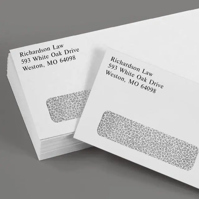 Alt view image 4 of 4 - #10 Window Envleopes with Security Tint and Peel & Press, 4 1/8" x 9 1/2", 24lb. White Wove, 2,400 Pack