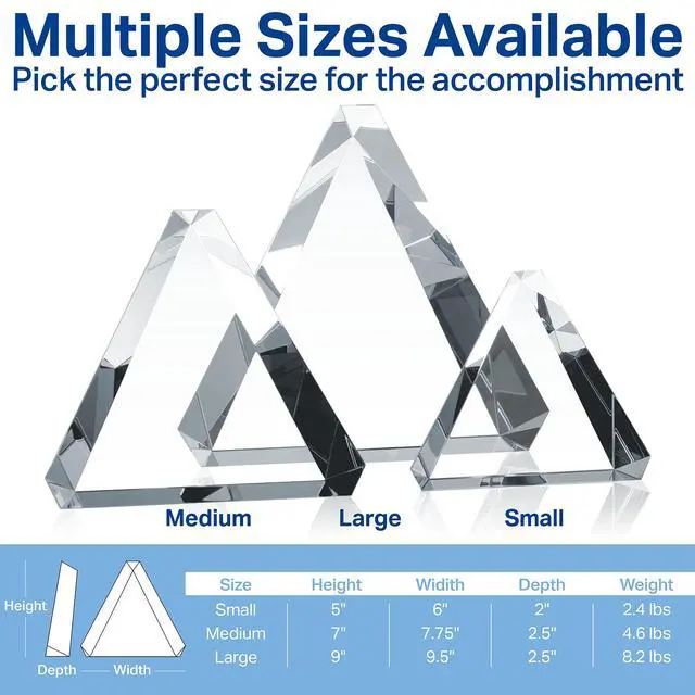 Alt view image 4 of 7 - Custom Trinity Crystal Pastor Appreciation Plaque Personalized Gift for Minister, Priest, Deacon or Church Staff with Engraved Thank You Message (L - 9")