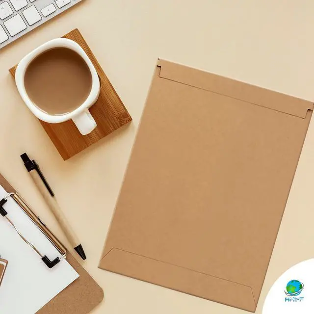 Alt view image 6 of 7 - Rigid Mailers with Self-Seal, Brown 9.75 x 12.25 Inches, 100 Pack, 550 GSM Thick Paperboard Envelopes for Documents, Photos, CDs