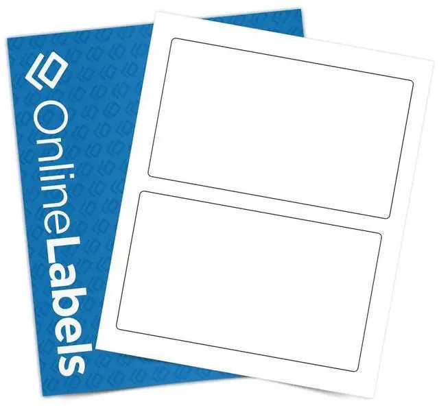 Main image of PayPal 7.375 x 4.5 Shipping Labels - Pack of 2,000 Labels, 1,000 Sheets - Inkjet/Laser Printer