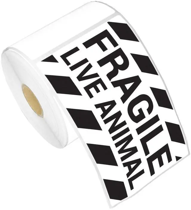 Main image of 3" x 5" Direct Thermal Labels, 10 Rolls | 3000 Labels, Compatible with Zebra & Rollo Desktop Printers, Permanent Adhesive, Perforated, 1" Core, 300 per Roll