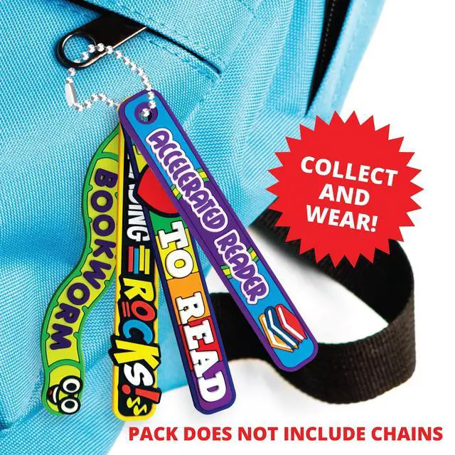 Alt view image 3 of 4 - Brag Sticks to Improve Reading Participation and Habits Value Pack: Wearable Incentives for Students and Kids: 240 Sticks (60 Sticks for Each Design)
