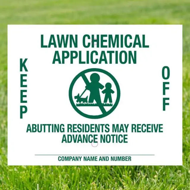 Alt view image 3 of 3 - Ohio Pesticide Application Signs & Stakes (Premium Style Stakes / 500 pc. Pack)