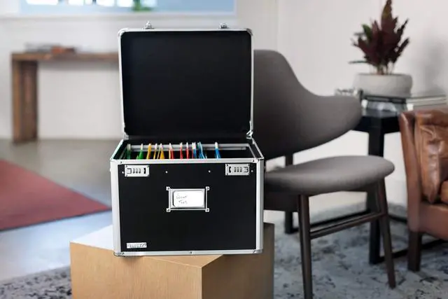 Alt view image 4 of 7 - Locking File Storage Chest, Two-Handled, Letter/Legal File Storage